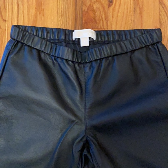 🔺FREE SHIPPING Michael Kors Black faux leather leggings - Picture 7 of 7